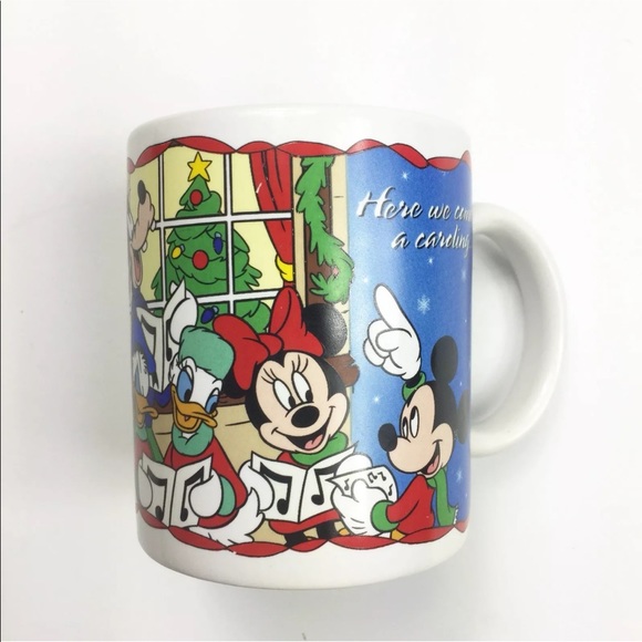 Disney Other - Rare Disney Mickey Mouse Christmas Coffee Mug